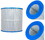 Darlly Filtration 90501 Cartridge, 50sqft, 5-13/16"ot, 6-1/16"ob, 9-15/16", 10"L, 4oz