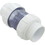 Flo Control 1795C20 Check Valve 5Lb. 2" Sxs Clear Pvc Union