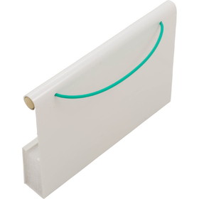 Custom Molded Products 25141-350-000 Skimmer Weir Replacement (7-5/8In) White