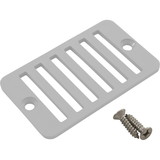 Custom Molded Products 25533-000-010 Rectangular Grate W/ Screws (Wh)