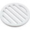Custom Molded Products 25533-300-010 3" Round Deck Drain Cover, White