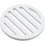 Custom Molded Products 25533-300-010 3" Round Deck Drain Cover, White