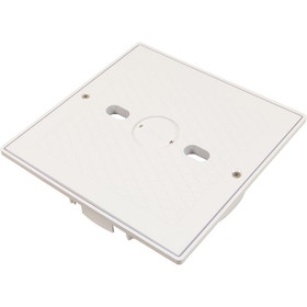 Custom Molded Products Square Lid And Collar Assembly, White