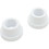 Custom Molded Products 25562-500-100 Ladder Bumper 1.9" Male, White, 2 Pack