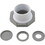 Custom Molded Products 25609-301-000 1-1/2In Slip Inlet W/Snap In (3/4In) Gray