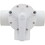 Champlain Plastics AFT100T Diverter Valve, Olympic, 1-1/2"fpt, 3-Way, White