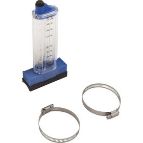 Rola-Chem/Paradise Industries 570341T Flowmeter, Rola-Chem Top Mount, 1-1/2" PVC, 25-60 GPM