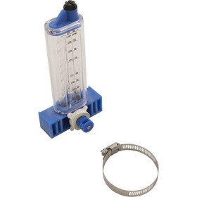 Rola-Chem/Paradise Industries 570341V Flowmeter, Rola-Chem Vertical Mount, 1-1/2" PVC, 25-60 GPM