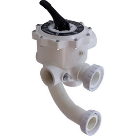 Praher SM2-SR3U Multiport Valve, 2", w/StaRite Plumbing, Wht