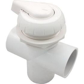 HydroAir/Balboa 11-4000WHT Diverter Valve, Hydro-Air/BWG Hydroflow, 2"s, 2 Port, White