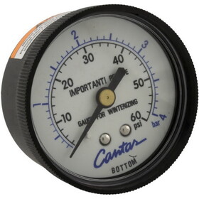 Carvin 91-9341-82-R Pressure Gauge, CFR/SherLok/AV40/LS40/Dirtbag/160L