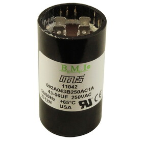 Pooltek 11042 Start Capacitor, 43-56 MFD, 220-250 VAC