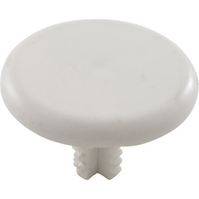 Waterway Plastics Air Injector Cap, WW, Low Profile, 1-3/4"fd, White