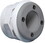 Waterway Plastics 400-9067B Wall Fitting, w/combo spacer/locknut 1-1/2"FPTx1-1/2"S, Gray