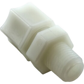 Ultra Pure Water Quality Compression Fitting, UltraPure, 1/4"mpt x 3/8" Tube, Plastic