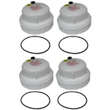 King Technology 01-22-9416 Cap, Case of 4, King Tech Pool Frog 40k Systems, w/ O-Ring