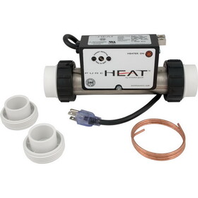 Hydro-Quip PH101-15UV Heater, Bath, H-Q InLine, 115v, 1.5kW, Vac, 3ft Crd, Plg