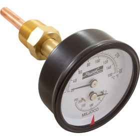 Raypak 007399F Temperature & Pressure Gauge Kit, Hydronic Heaters