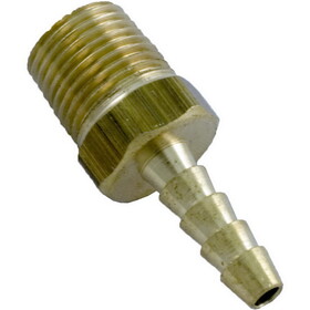 Generic Barb Adapter, 1/8" Barb x 1/8" Male Pipe Thread, Brass