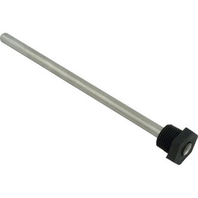 Therm Products 78-30206 Thermowell, 1/2"mpt, 5/16" x 8", Stainless, Generic