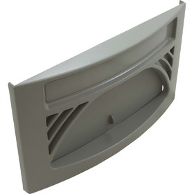Waterway Plastics 550-6637 Front Plate Assy, WW Front Access Skimmer 100sqft, Oval, Gray