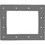 Custom Molded Products 25540-001-010 Skimmer Faceplate, CMP In-Ground, Gray
