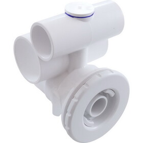 HydroAir/Balboa 10-4861WHT Jet Cmplt, BWG/HAI Magna, 2-5/8"hs, Dir, Smth, a1"s, w1-1/2"s