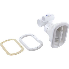 HydroAir/Balboa 16-5650 Jet Cmplt, BWG/HAI Vertassage, 6"hs, Roto, Smth, Wht, a1"sw1-1/2"s