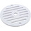 Hayward SPX1425C Faceplate Grate, 4"fd, Inlet Fitting, White