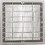 Waterway Plastics 640-4720 V Main Drain Grate, Waterway, 12" x 12" Square, w/Frame, White