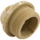 Infusion Products VRFTHTN Inlet Fitting, Infusion Venturi, 1-1/2"mpt, Tan