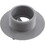 AquaStar Pool Products 420T15S103 Wall Fitting, 4" dia, 2-3/8"hs, 2"mpt-1-1/2"s, Lt Gray