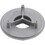 AquaStar Pool Products 420T15S103 Wall Fitting, 4" dia, 2-3/8"hs, 2"mpt-1-1/2"s, Lt Gray