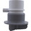 GG/Balboa 30425-CG Wall Fitting, BWG/GG Suction Assy, 3-5/8"hs, 2-1/2"spg, Gray