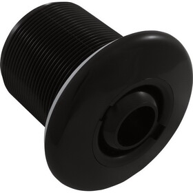 HydroAir/Balboa 10-3600BLK Jet Intl, BWG, Hydro Jet, Long, 3-3/8"fd, w/o Nut, Dir, Blk