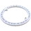 Custom Molded Products 25532-800-000 Main Drain Frame, Generic, 7-1/4" Diameter, Round, White