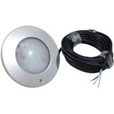 J&J Electronics LPL-F3W-120-50-PSQ Pool Light, PureWhite LED, 115V, 58W, 50ft, 500W Equivalent, SQ