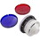 O'Ryan Industries 10000BB00000 Light Lens Kit, O`Ryan, 2-1/2"hs, 3-1/4"fd, Red&Blue Reflector