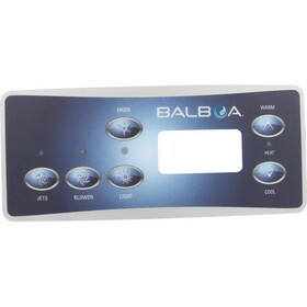 Balboa Water Group 10328 Overlay, BWG Std Digital, Jacuzzi F108/109, Jet/Blower/Light