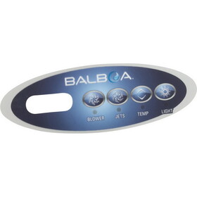 Balboa Water Group 11095 Overlay, BWG Duplex Mini Oval, Jet/Blower/Light, LCD