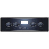 Balboa Water Group 10669 Overlay, BWG Lite Duplex Digital/VL401, Bl/Jet//Light, LCD