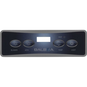 Balboa Water Group 10669 Overlay, BWG Lite Duplex Digital/VL401, Bl/Jet//Light, LCD