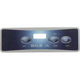 Balboa Water Group 10839 Overlay, BWG Lite Duplex Digital, Jet/Temp/Light, LCD