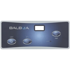 Balboa Water Group 10721 Overlay, VL402, Light, Jets, Temp, LCD