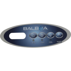 Balboa Water Group 11852 Overlay, BWG Icon 10/VL200, Jet/Light/Cool/Warm, Mini Oval