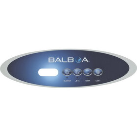 Balboa Water Group 11521 Overlay, MVP260/VL260, Bl/P1/Temp/Light