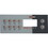 Gecko 0201-007153 Topside, TSC 8/K 8, 10 Button, 3 Pump, Large Rec, LCD