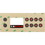 Gecko 9916-100130 Overlay, TSC-8-GE1, 8 Button, P1, P2, Bl, Lt, Filter