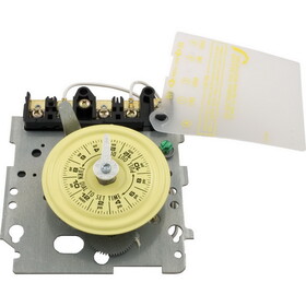 Intermatic T104M Timer Mechanism, T104, DPST, 230v, 24hr, Yellow Dial