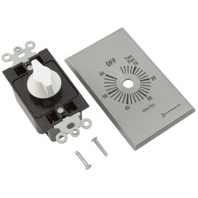 Intermatic FF460M Timer, Intermatic, DPST, Spring Wound, 60min , 20A